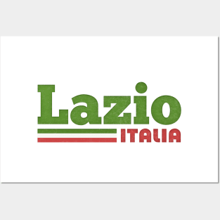 Lazio, Italia // Retro Styled Italian Region Design Posters and Art